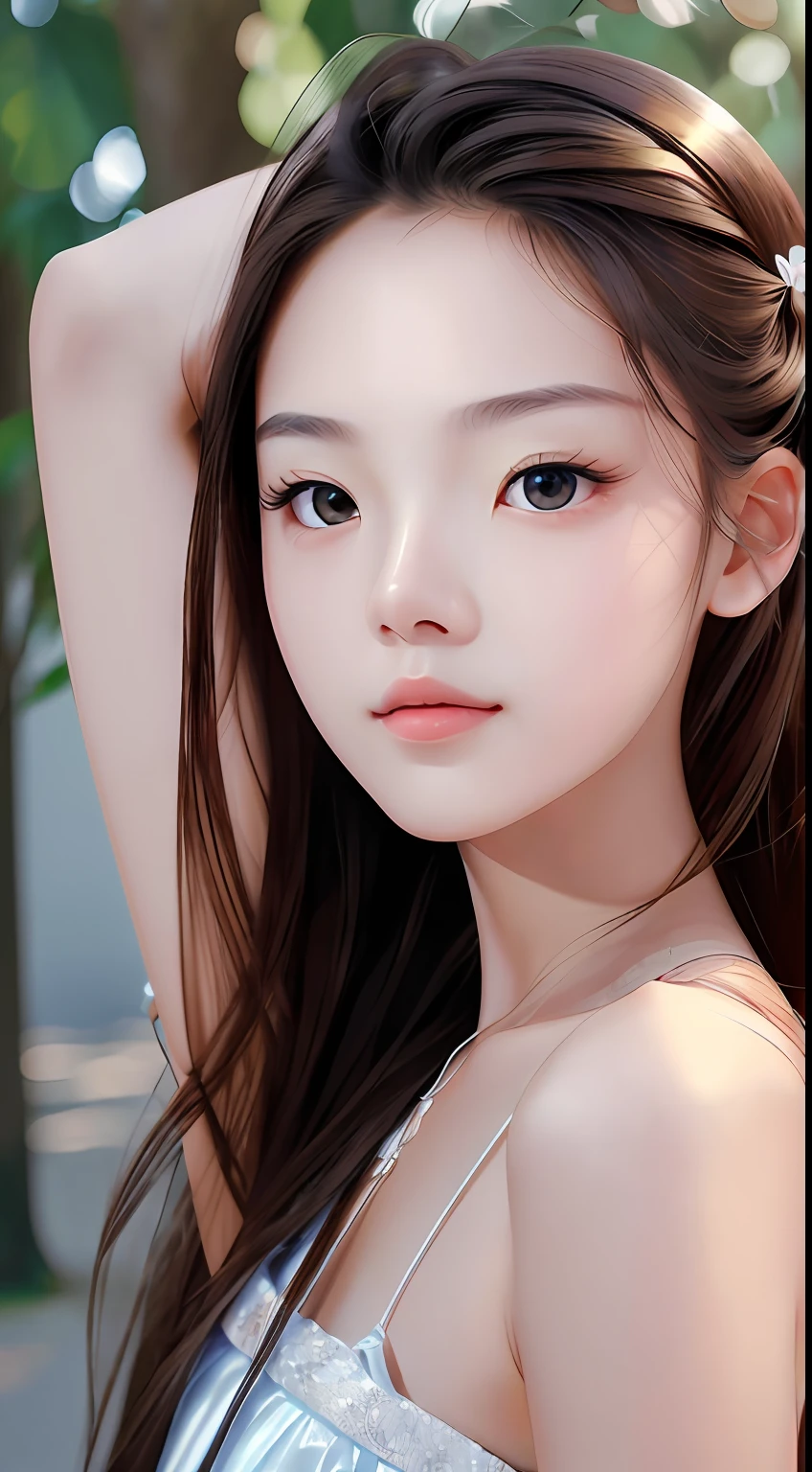 (Masterpiece, Side Light, Fine Beautiful Eyes: 1.2), realistic, shiny skin, shiny skin, facial light, shiny face, (1 teenage girl),
Face light, shiny face, shiny skin, shiny skin, (whole body),