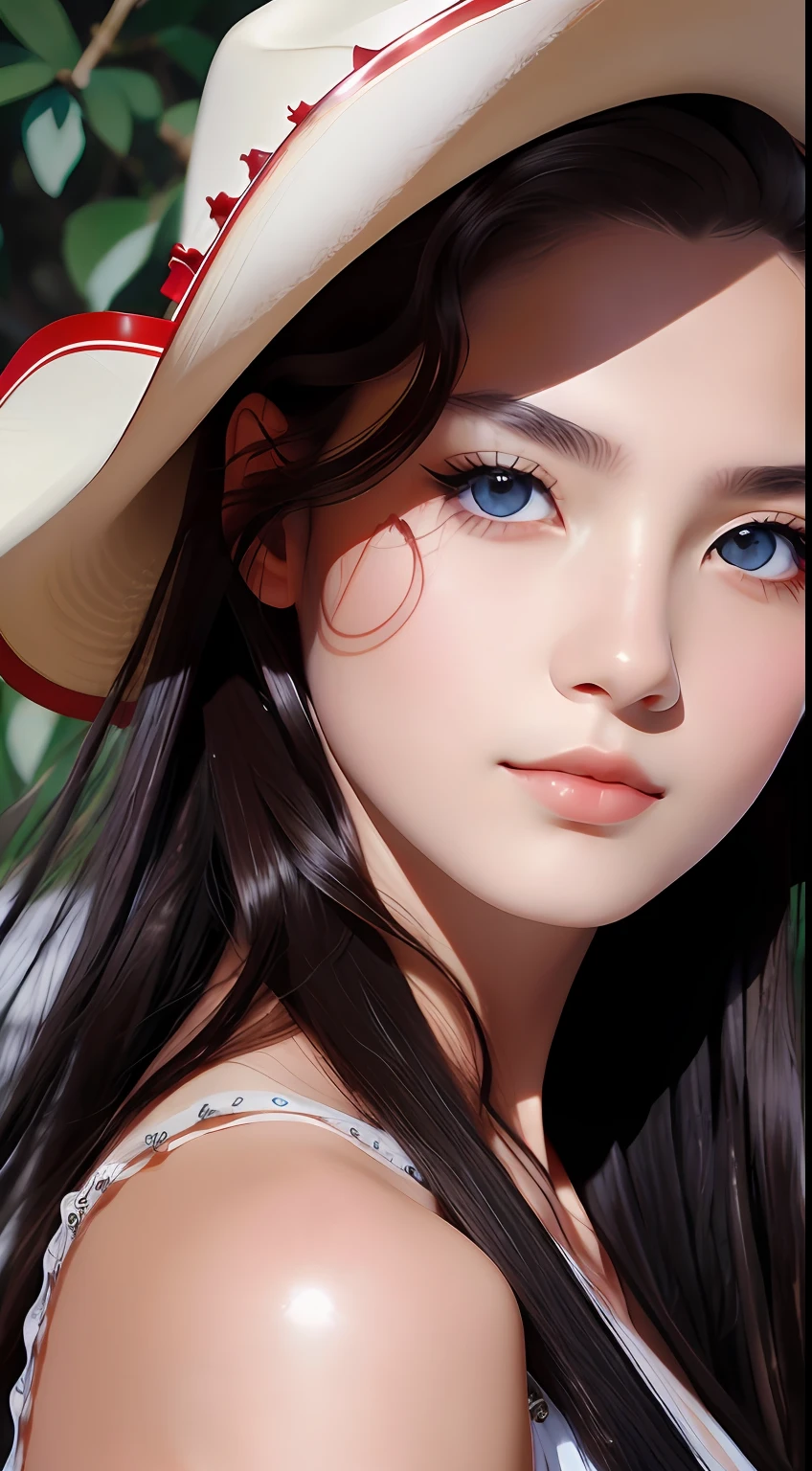 （tmasterpiece，Sideslit，Fine beautiful eyes：1.2），realisticlying，Glossy glossy skin，shiny skins，Facial light，shining face，（1 teenage girl），
Face light，shining face，Glossy glossy skin，Glossy glossy skin，（cowboy lens），