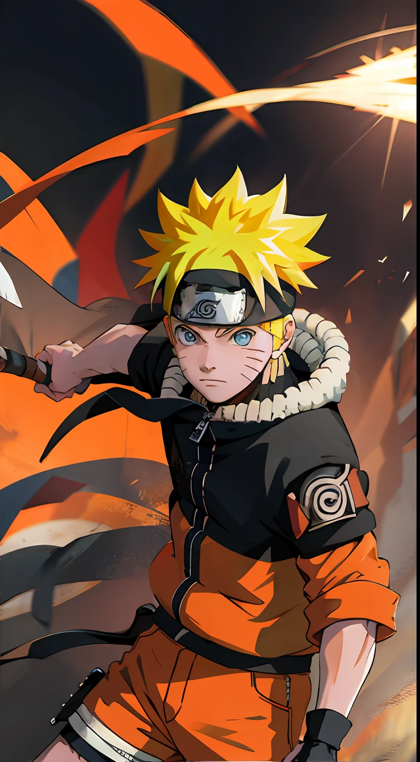 Naruto macht sich fertig