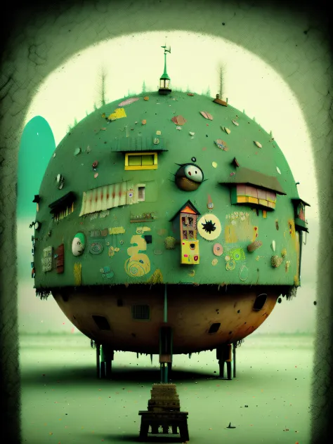 A strange house on the road, colorido, punk, feliz, optimista, Don Hertzfeldt, El Bosco, Gabriel Pacheco