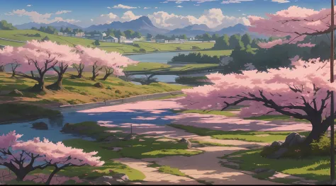 A Romantic Stroll: Whimsical Anime in Countryside by wenuraonline on  DeviantArt