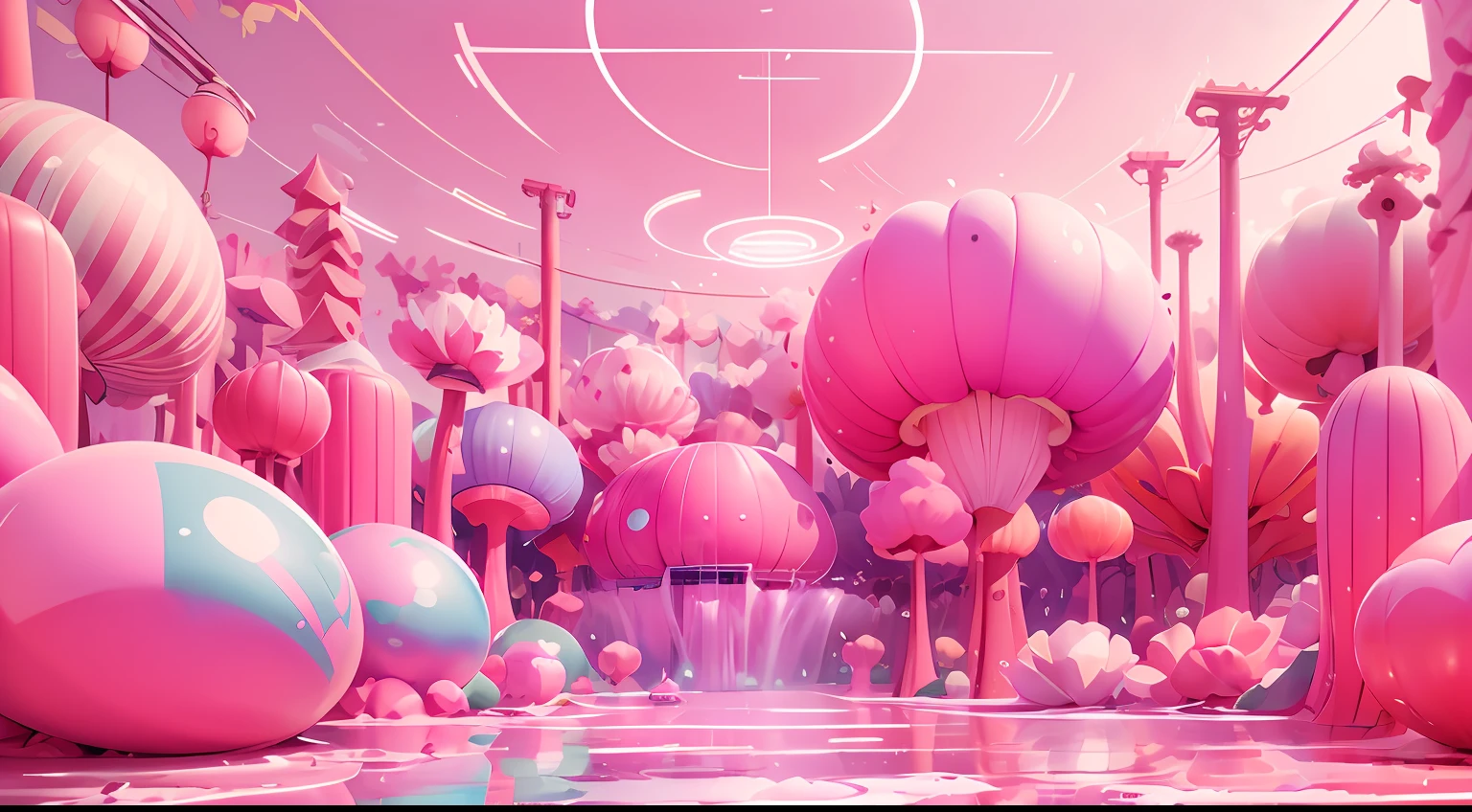 Dreamy pink world