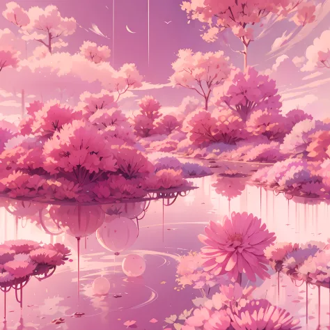 Dreamy pink world