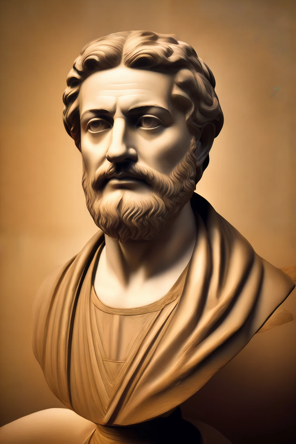 Seneca Stoic philosopher, epic, realistic, high-quality art by the ...