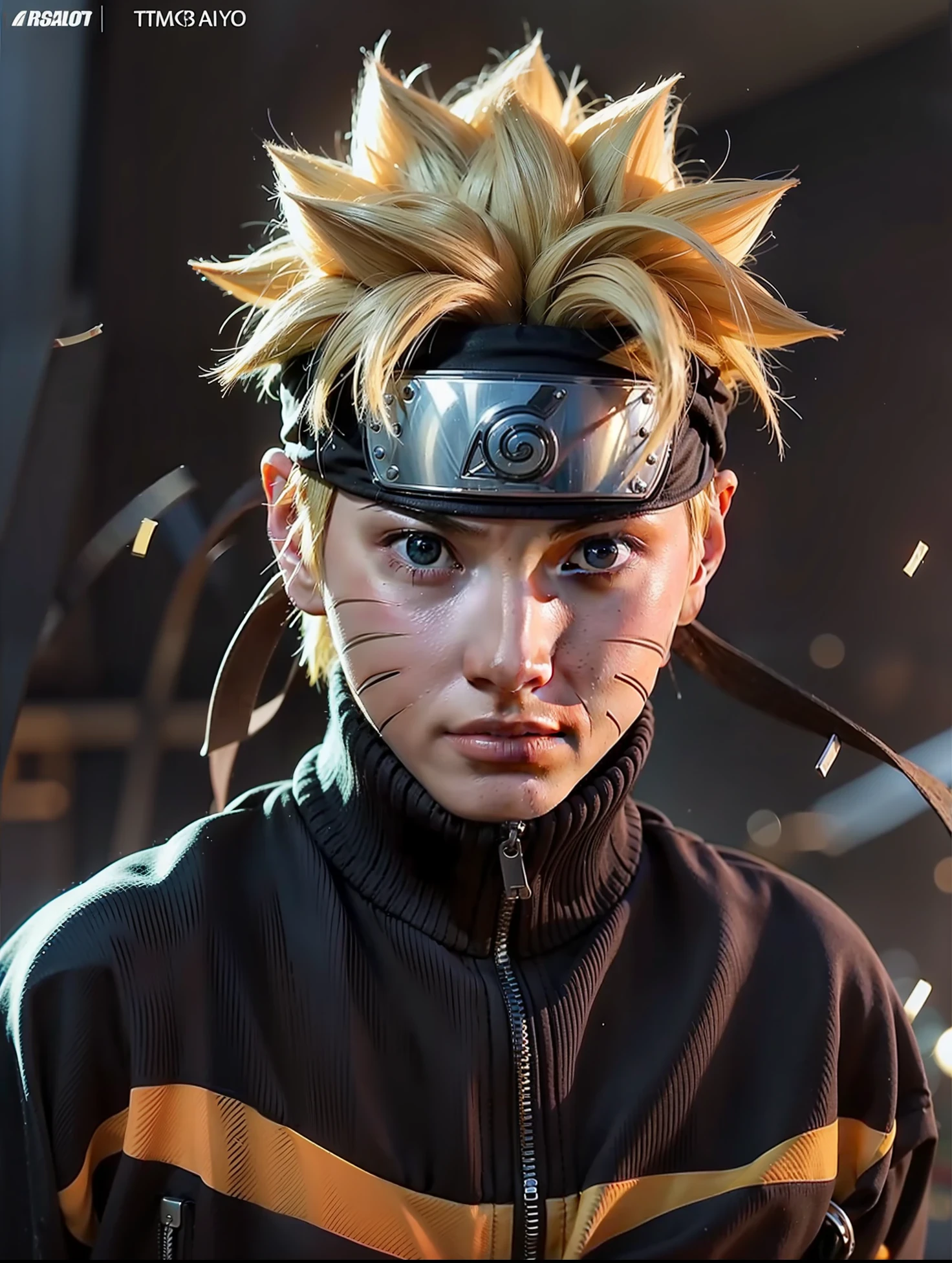 naruto uzumaki, Extremely Realistic Photography, 20 year old teenager