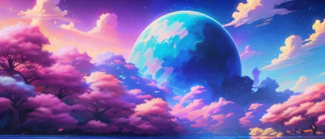 colorful anime movie background, rosla global lighting, colorful concept art, concept art magical highlight, concept art stunnin...