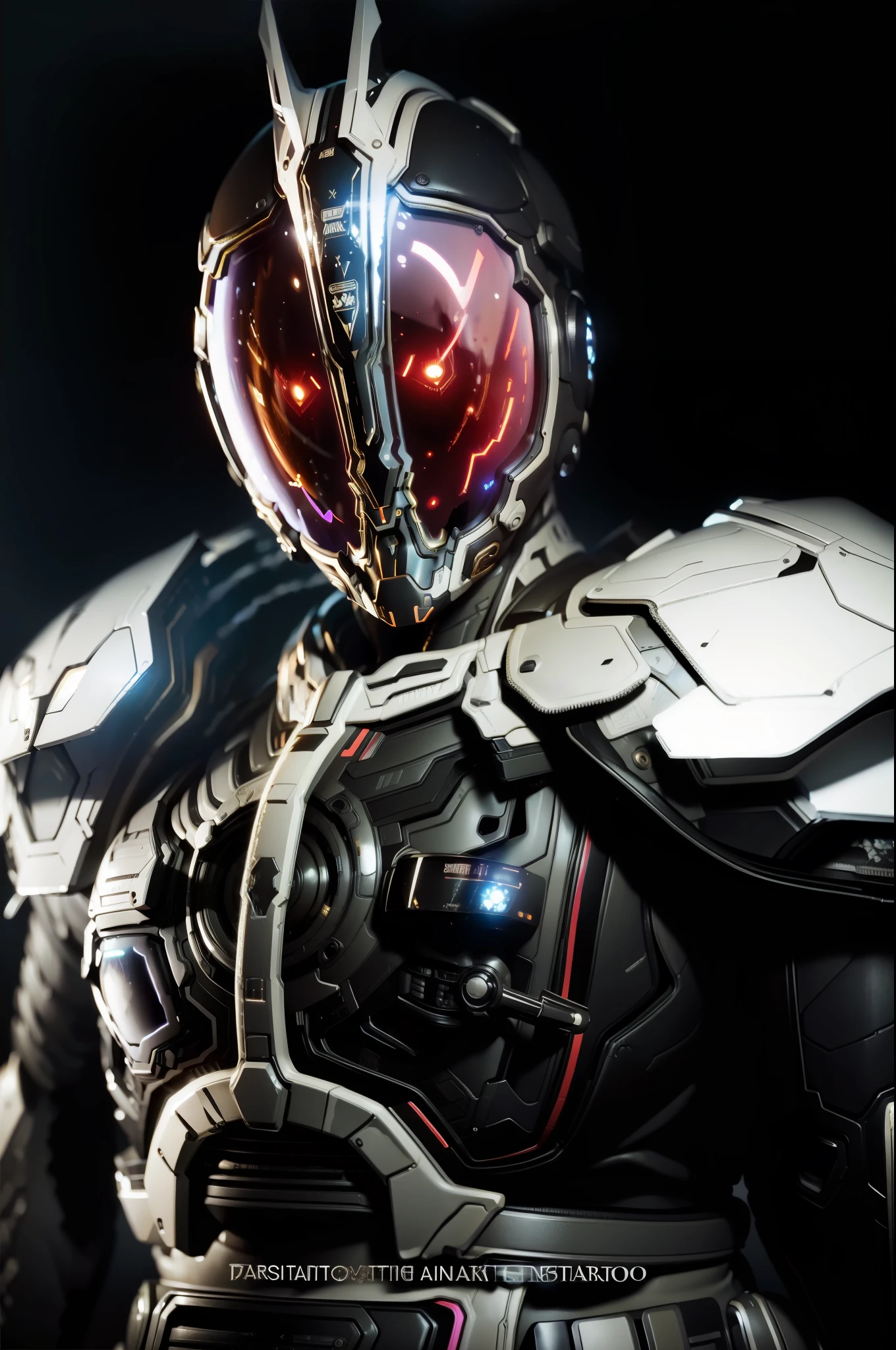 (sfv), 8K, RAW photo, Fujifilm Timeless style photo,  (Dark:1.4), (Backlit photography:1.4), (facingviewer:1.2), full bodyesbian ,(Kamen Rider:1.1), Grasshopper mask, Multicolored (exosuit:1.2) There are neon eyes, Armored (Belts and gloves:1.1), Outdoor,  Fighting stance, (Highly detailed:1.4), BREAK by Alyssa Monks , Anne Swinnerten , beatrix potter , Andrea Mantenia , Marco Mazzoni , Sarah Wolfak , Carlos Cruz-Dez , Saturn Bhutto , John Totleben , sandstorms