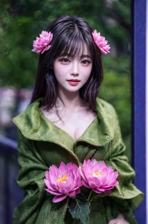 pan jinlian is particularly charming and cute，i saw her decorated with pearls on the dark clouds，phoenix double insertion，the fa...