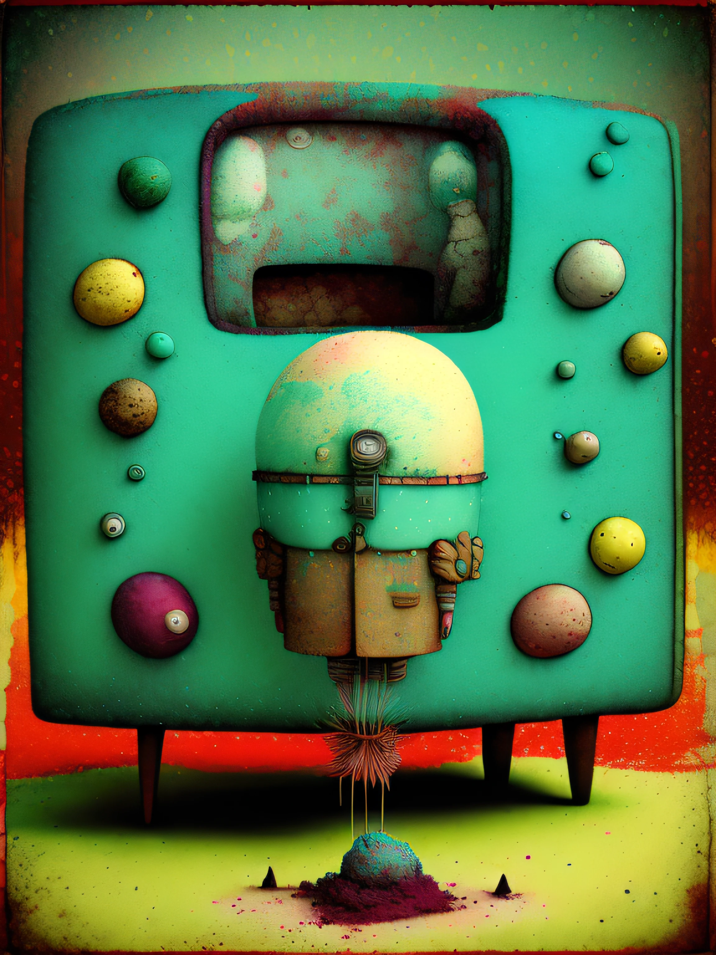 A strange ice cream, colorido, punk, feliz, optimista, Don Hertzfeldt, El Bosco, Gabriel Pacheco