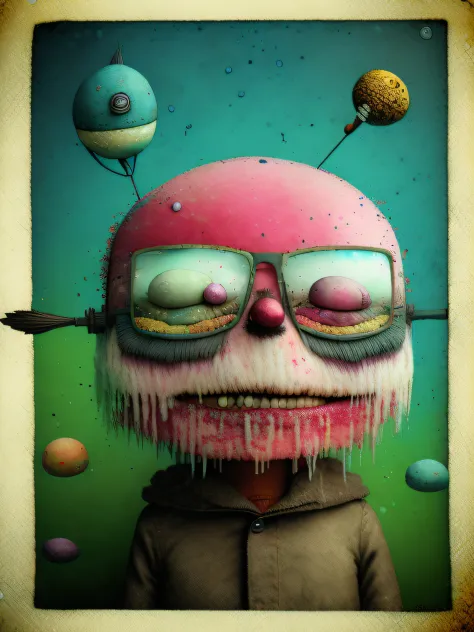 a strange ice cream, colorido, punk, feliz, optimista, don hertzfeldt, el bosco, gabriel pacheco