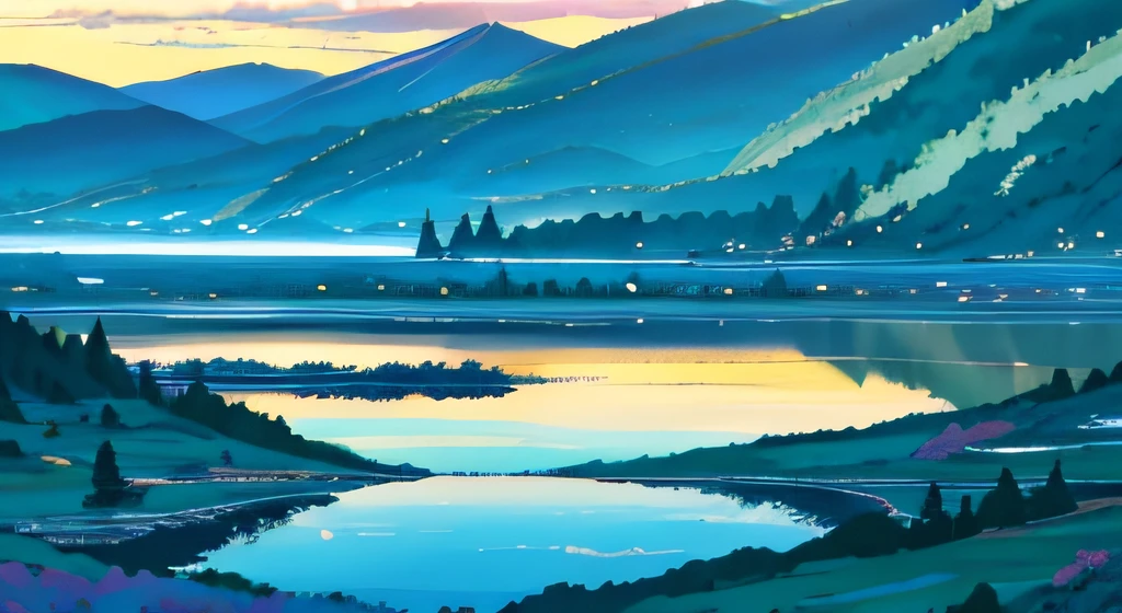 Landscape, anime mountain HD wallpaper | Pxfuel