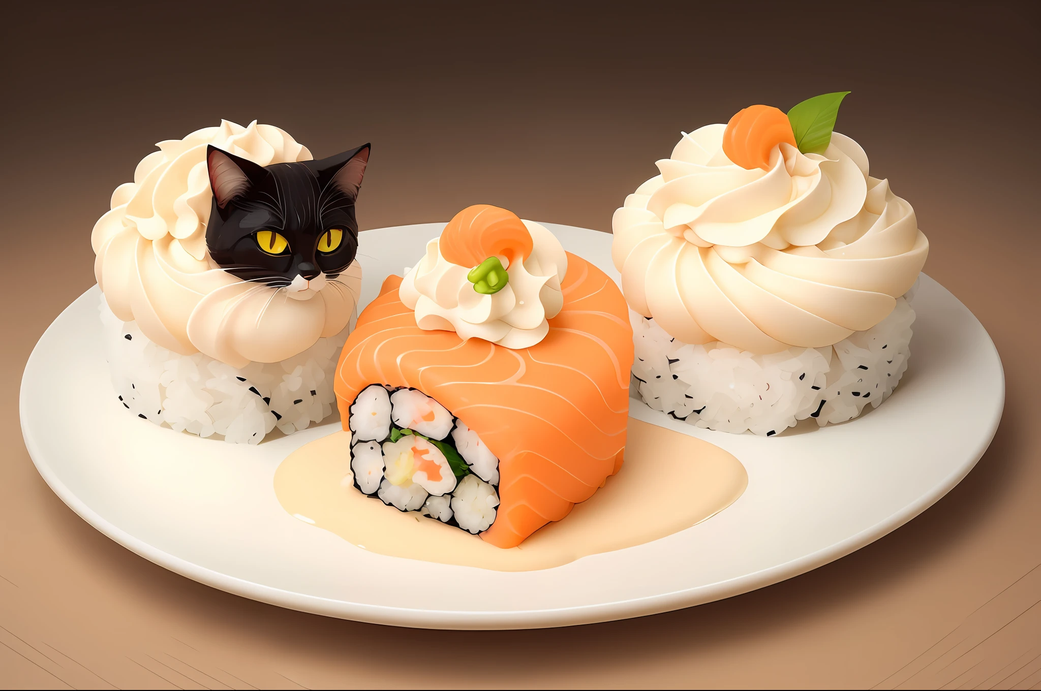 Corps de chat SushiStyle avec WhippedCreamOnTopStyle