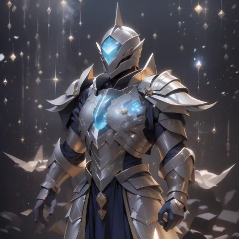 The bulletproof armor decorated with diamonds and silver bricks possesses a tremendous power to defend against attacks and inflict significant damage upon adversaries.

On the back of the bulletproof armor, there are wings adorned with stars and moons, enh...