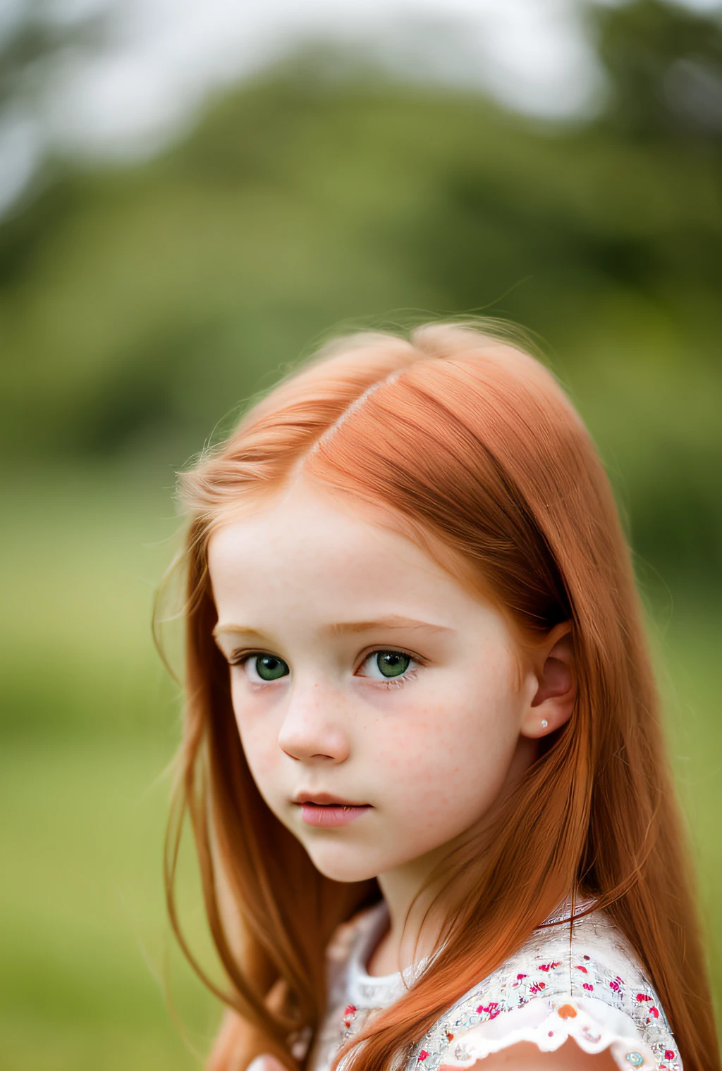 HD photo, best quality, hyperrealistic, cinematic photo, innocent 20yo feminin of a  is extraordinarily beautiful with intense HARBOR red hair, close to insects such as butterflies and bees. (8k, epic composition, photorealistic, sharp focus), elaborate background, DSLR, intricate details, rule of thirds, inset biology