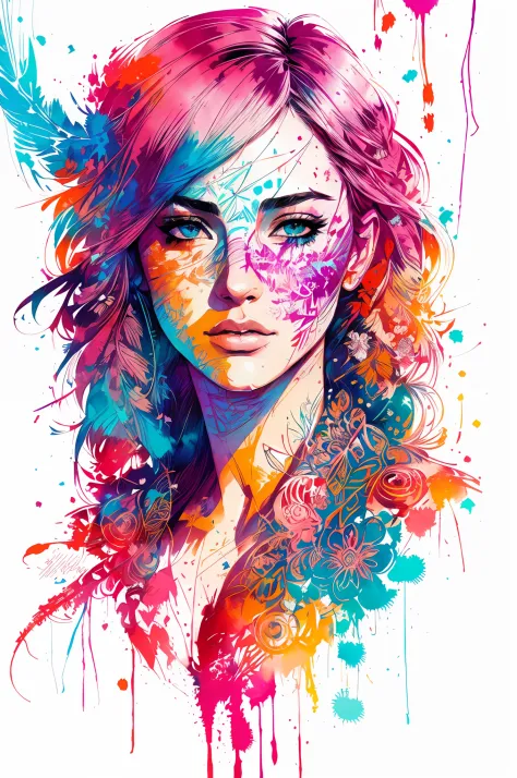 strong warrior princess, centered, key visual, intricate, highly detailed, breathtaking beauty, precise lineart, vibrant, comprehensive cinematic, Carne Griffiths, Conrad Roset, (the most beautiful portrait in the world:1.5)