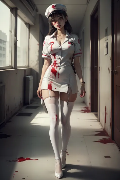 nurse uniform,hospital, latex nurse suit,nurses - SeaArt AI