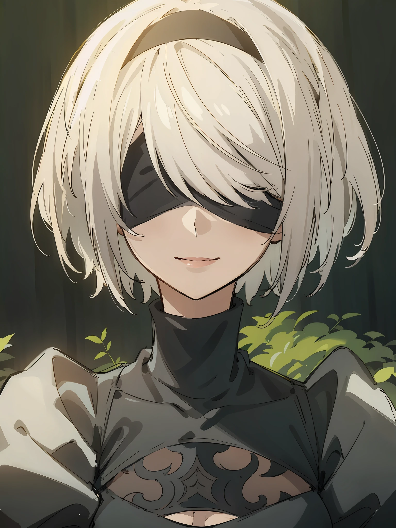 White hair