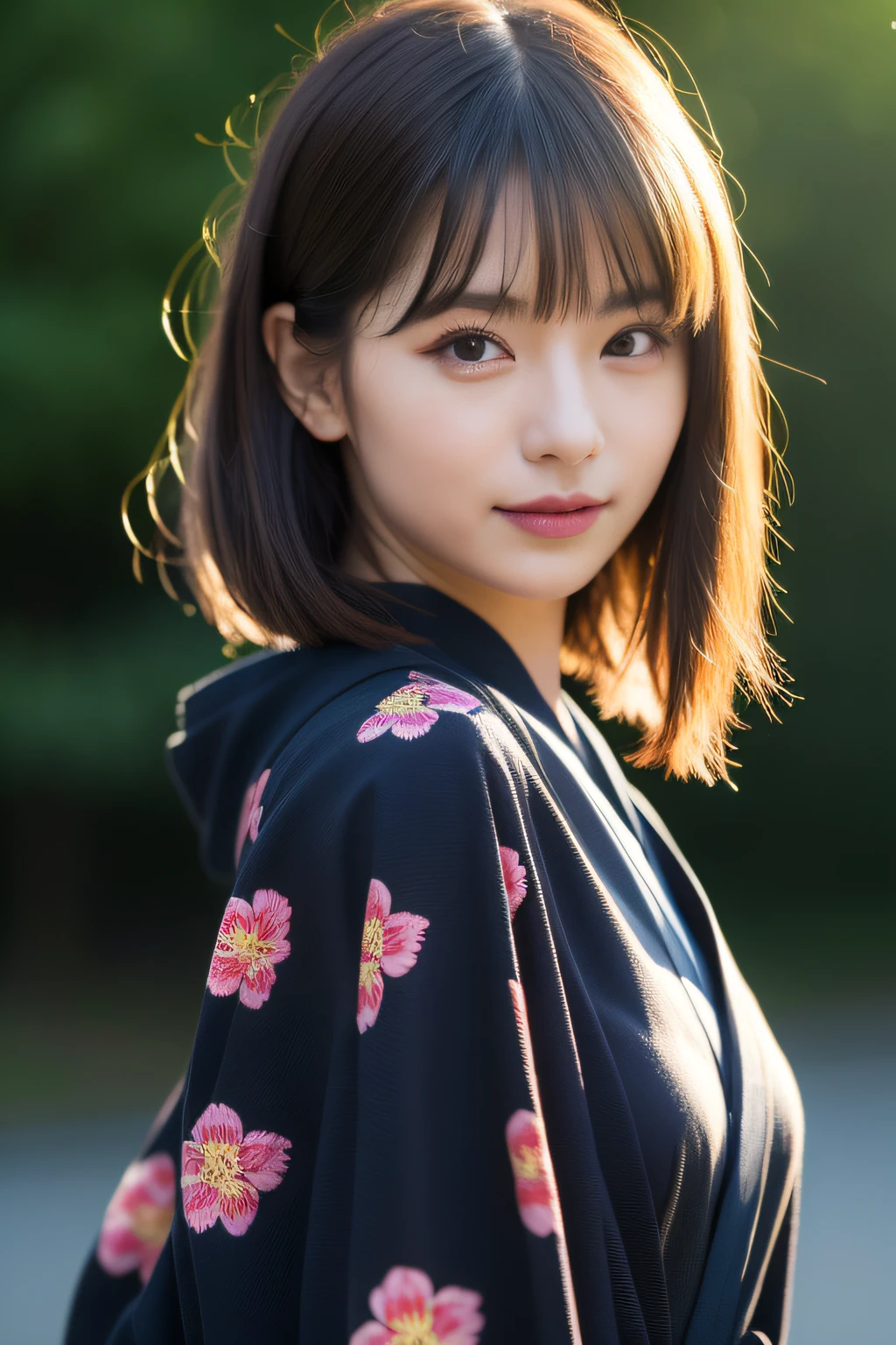 Close up photo of a girl、shorth hair、blonde  hair、Wearing a kimono、Hot spring in the background、Natural hot springs
Highest Quality、realisitic、Photorealsitic、(intricate detailes:1.2)、(delicate detail)、(ciinematic light、best quality backlight)、Clear Line、foco nítido、Lifelike face、Detailed face
Unity 8K Wallpapers、超A high resolution、(Photorealsitic:1.4)、looking at the viewers、full body Esbian、matsuri、In the street、long、A dark-haired、Japan floral yukata