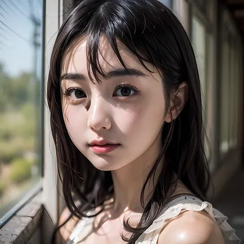 a photo portrait of kurita__emi, (intricate details:0.8), (hdr, hyperdetailed:1.2)
