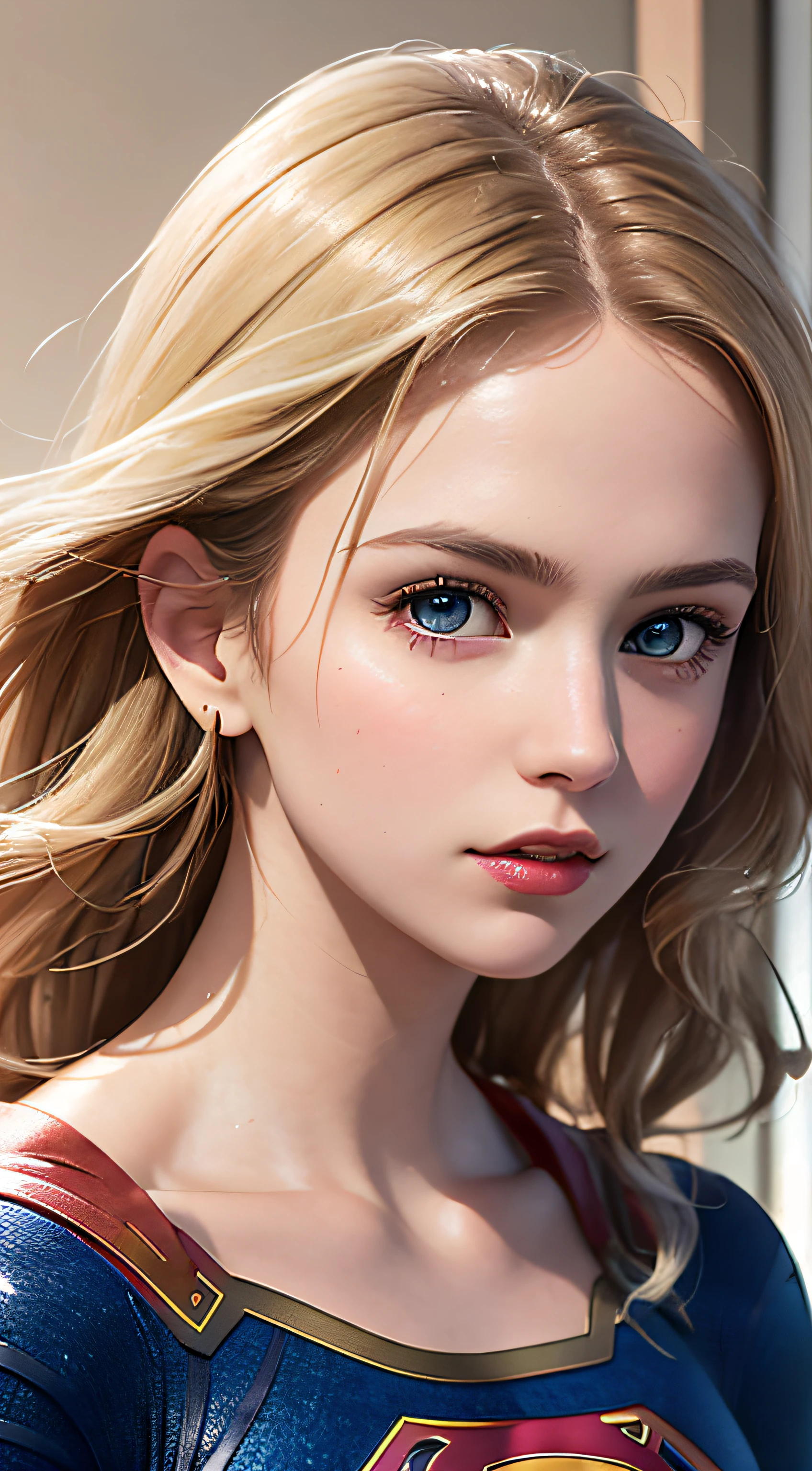 (8K, RAW Photos, of the highest quality, Masterpieces: 1.2), (Realistic, Photorealistic: 1.37), Highest Quality, Ultra High Resolution, light  leaks, Dynamic lighting, Slim and smooth skin, (Full body:1.3), (Soft Saturation: 1.6), (Fair skin: 1.2), (Glossy skin: 1.1), Oiled skin, 2, Night, shiny white blonde, Well-formed, Hair fluttering in the wind, Close-up shot of face only, Physically Based Rendering, From multiple angles, (Supergirl in a glass bottle:1.2)