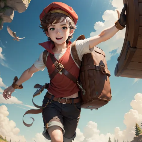 Embark on an unforgettable adventure alongside a group of young and vibrant characters, each with their unique passions and dreams. Meet Oliver, the Curious Adventurer, a boy with brown hair and bright, expressive eyes, always donning a red cap as he leads...