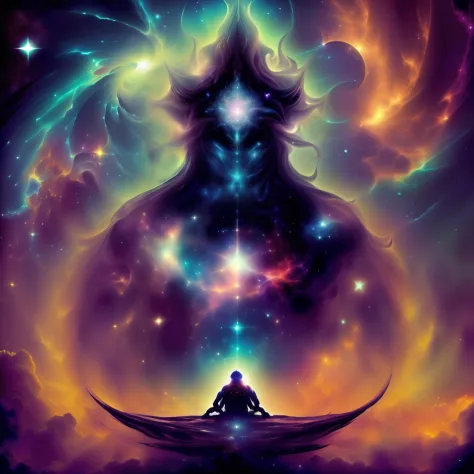 Deus criador do universo corpo astral, Chaotic atmosphere meditation
