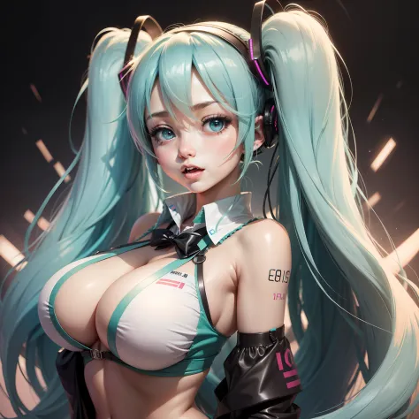 Big breasts Hatsune Miku - SeaArt AI