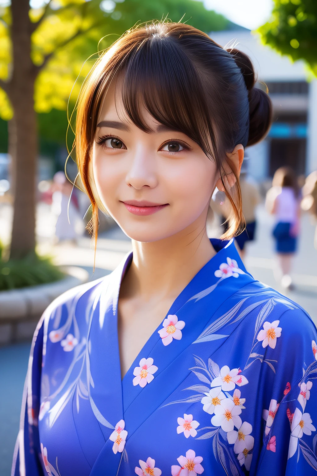 Close up photo of a girl、Brown hair、、Hot spring in the background、Natural hot springs
Highest Quality、realisitic、Photorealsitic、(intricate detailes:1.2)、(delicate detail)、(ciinematic light、best quality backlight)、Clear Line、foco nítido、Lifelike face、Detailed face
Unity 8K Wallpapers、超A high resolution、(Photorealsitic:1.4)、looking at the viewers、full body Esbian、matsuri、In the street、(Japan floral yukata)