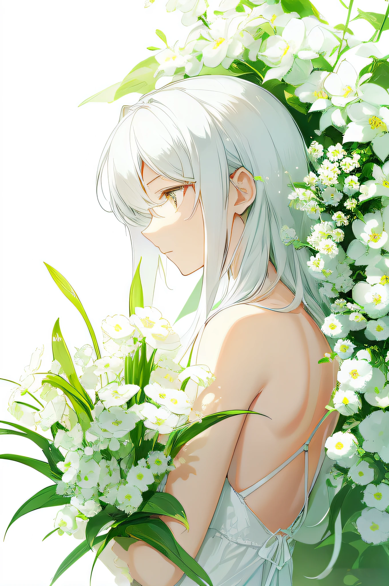 weiße Blume,