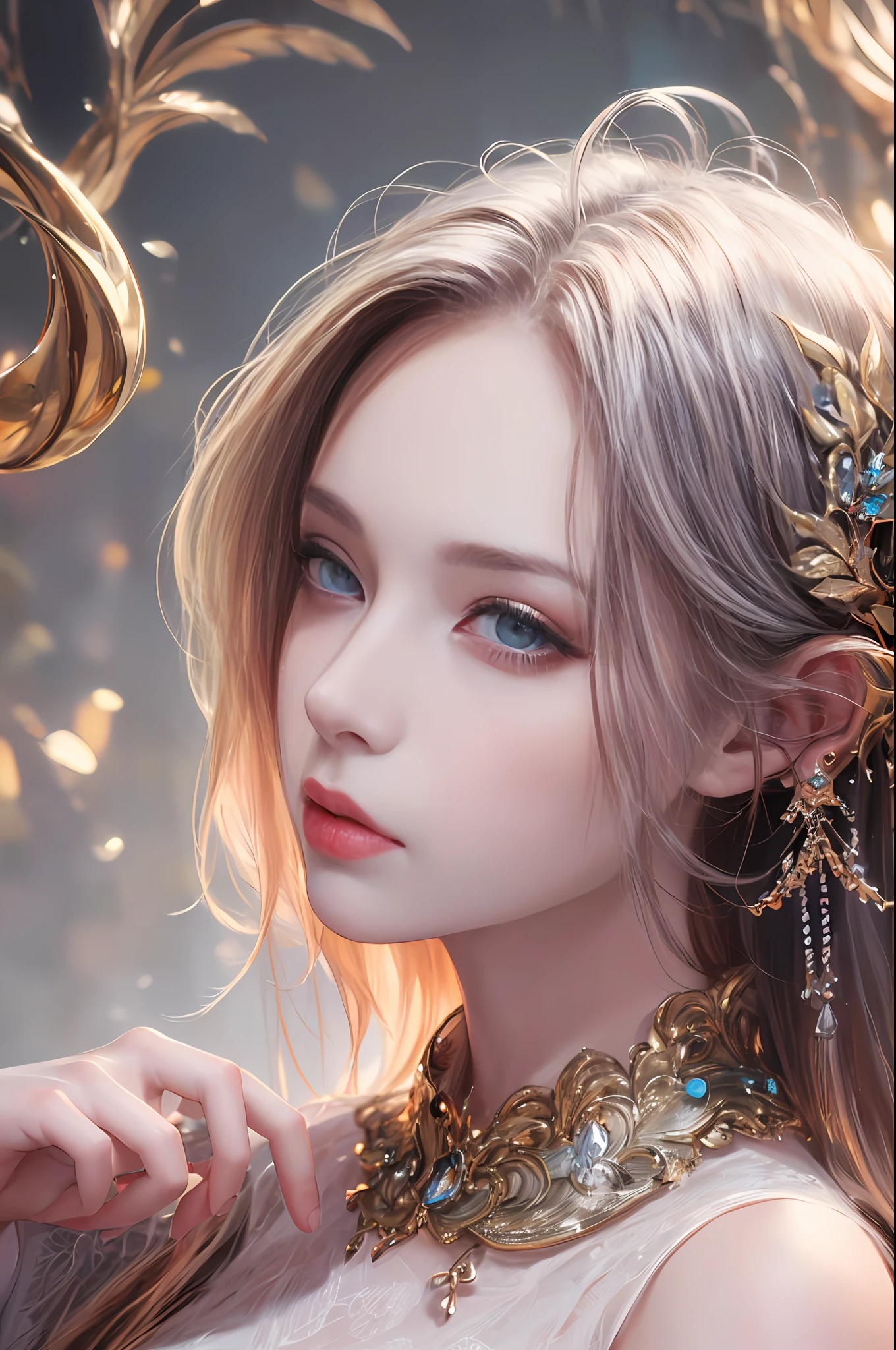 melancholy lighting, quiet, calm, brightness, masterpiece, best quality, 1girl, (JinxLol:1.2), (ultra photorealistic:1.3), (masterpiece:1.4), best quality, ((realistic)), high quality, ultra detailed, ((real image)), ((realistic skin)), ((realistic face)),(illustration:1.05), (beautiful:1.05), (beautiful detailed eyes:1.05), (cinematic light:1.1), red torino deataques, full body