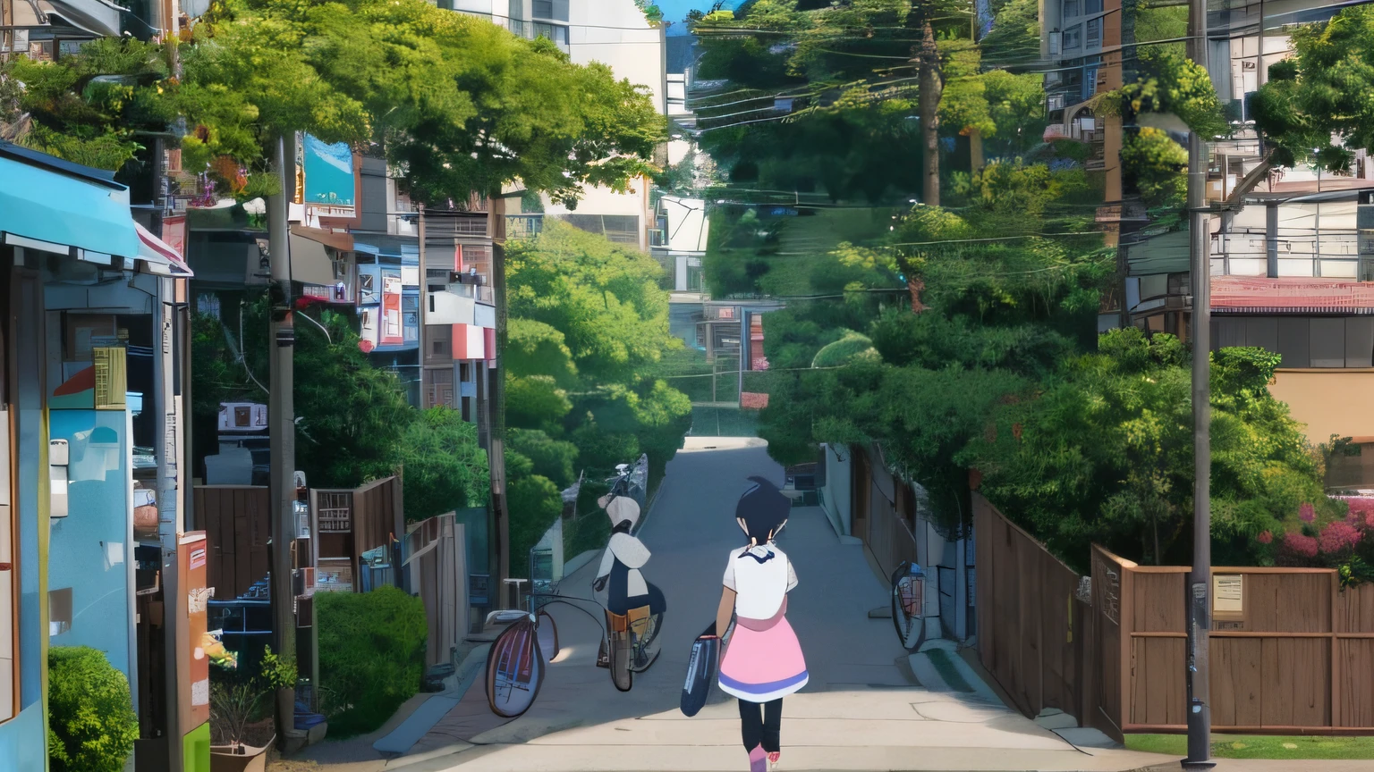 Anime art | City background, Anime city, Anime background