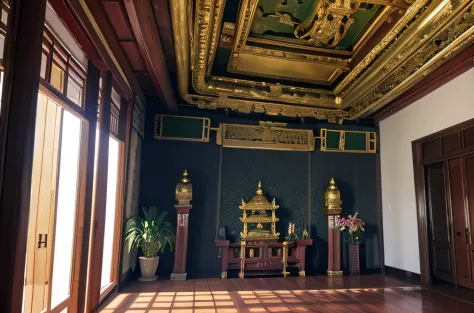 masutepiece,a hyper-realistic,32k,the extremely detailed cg unity 8k wallpapers, best quality, vietnam temple, (indoor temple:1....