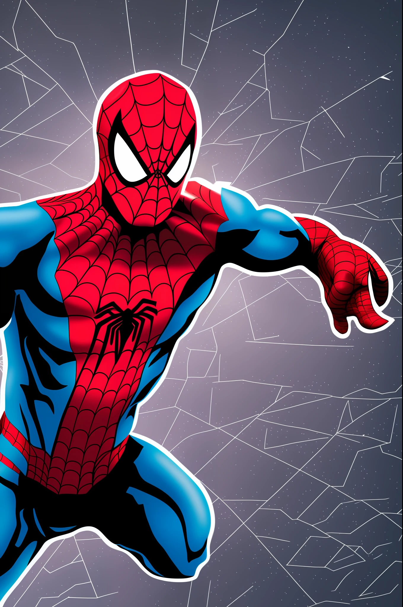I decided to draw Spider-man Noir : r/DigitalArt