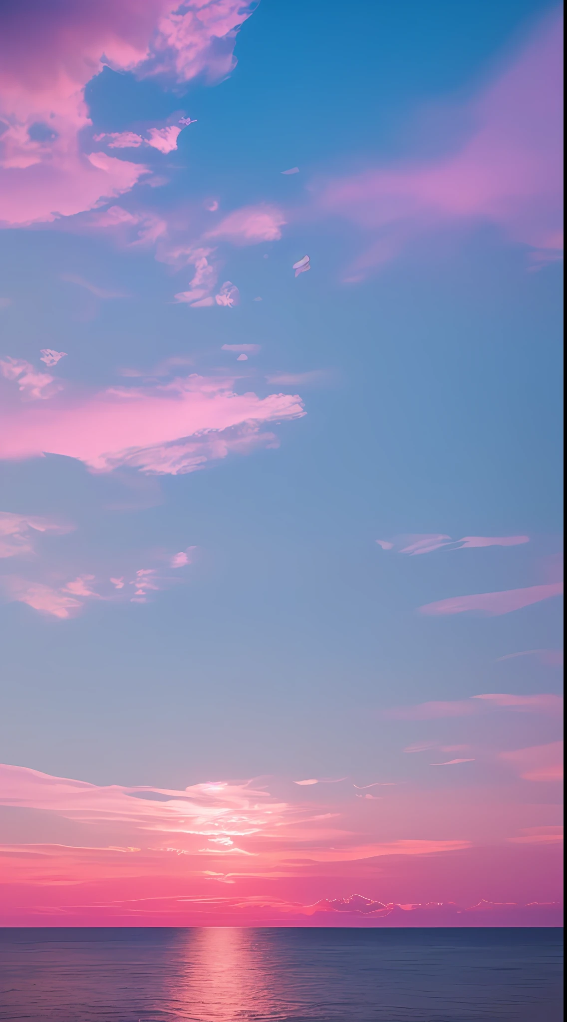 パープルピンクの森♡〜キラキラの空を見上げて シーグラス