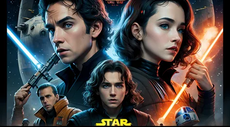 Epic Star Wars Episode VI Movie Poster, Detalles, 8k