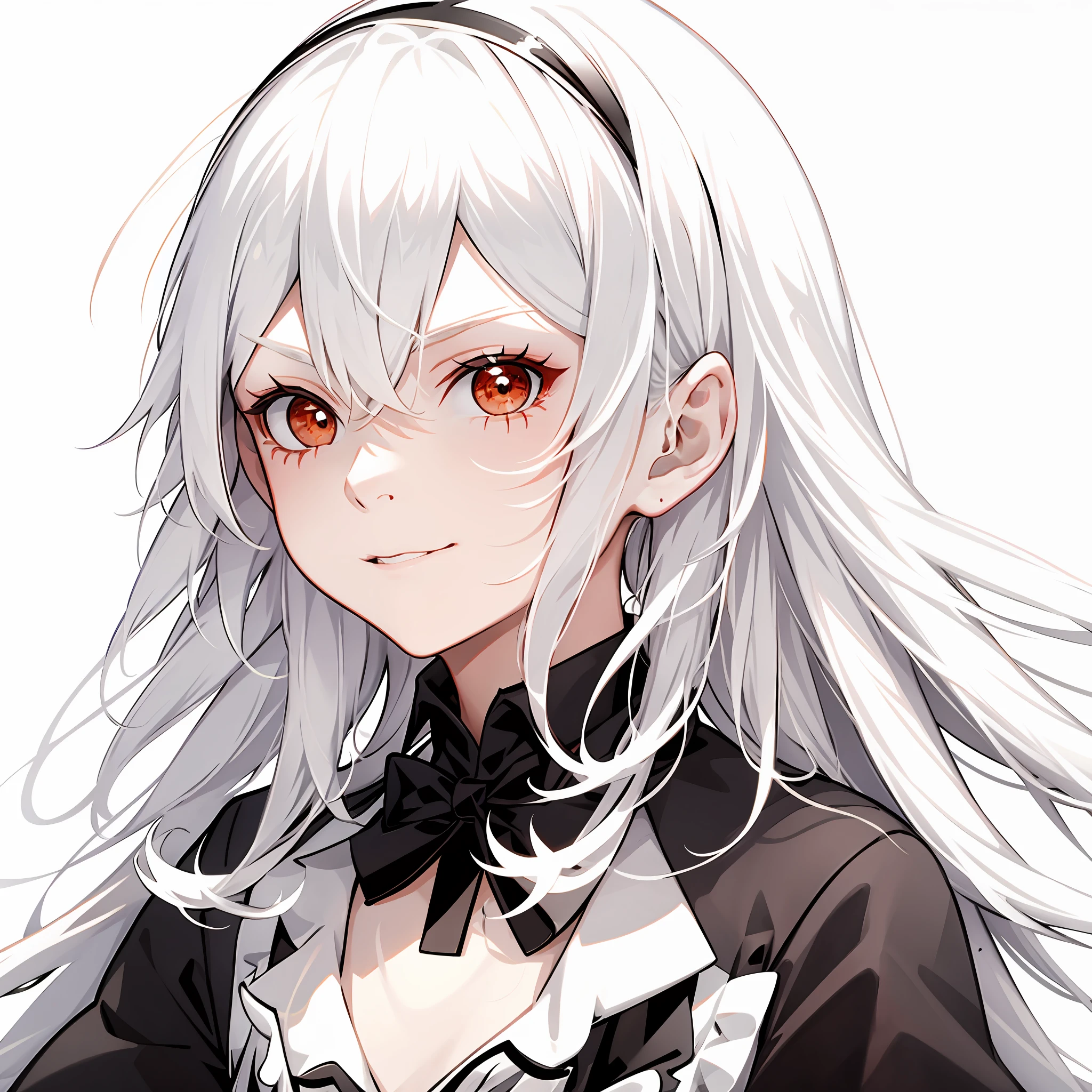 White-haired 