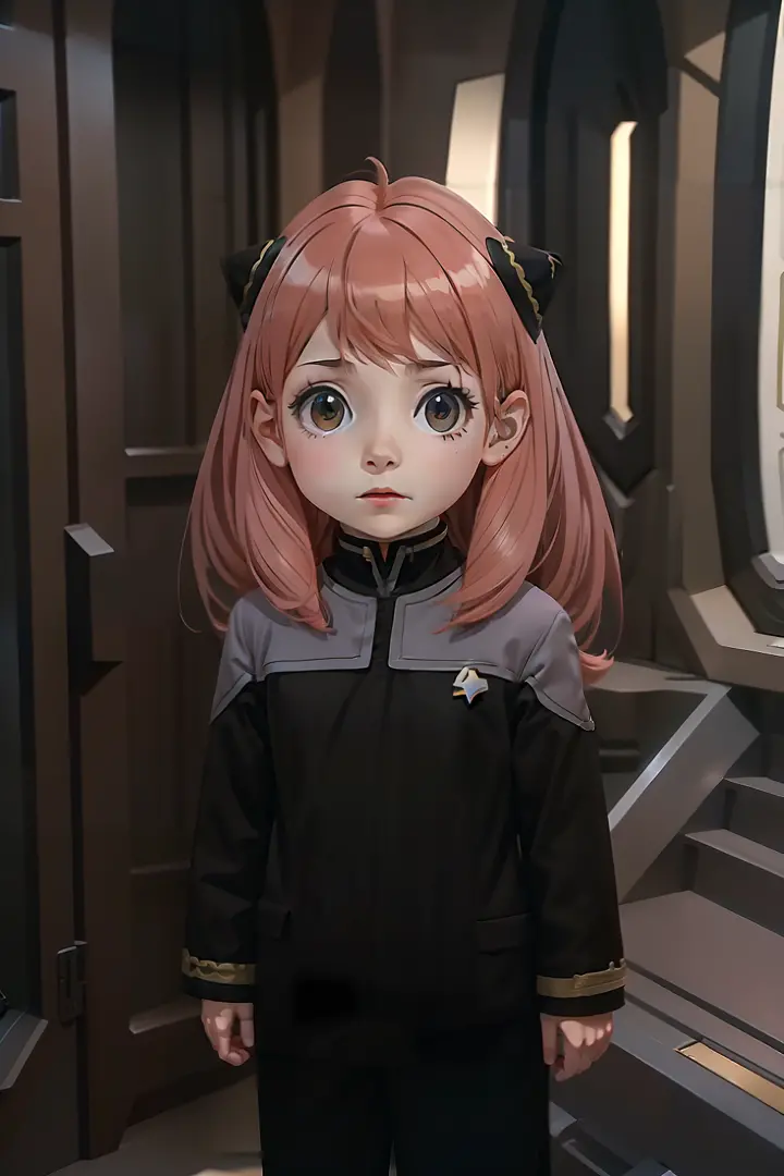 child, anime, (Anya\(SPYXFamily\)) ds9st uniform