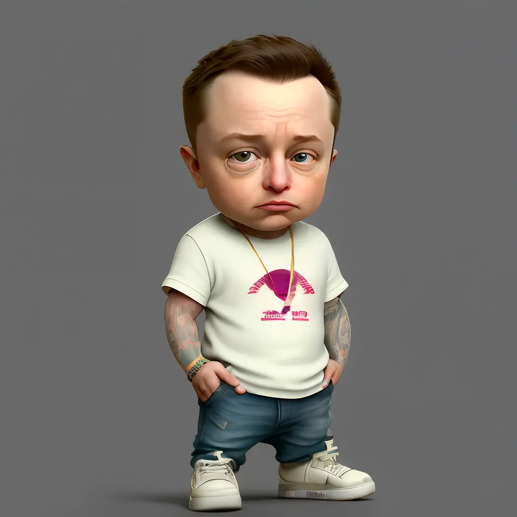 cbzbb, elon musk,charachter,cute, little, beautiful, devian art, trending artstation, digital art, detailed, cute, realistic, hu...