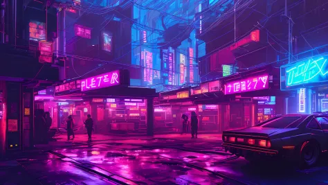 (an artistic photograph of a cyberpunk prostitute),full body shot, centered, (extremely detailed:1.2), (intricate neon slums in the background:1.1), hyper-detailed, (soft lighting:1.2), high resolution, filmic grain.