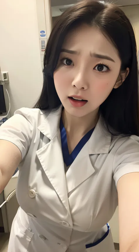 In A Hospital Bed，pure White Nurse Uniform，eye Closeds，huge Tit，very Excited，suffocating，cant 7209