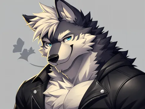 furry, wolf, solo, (((wink))), simple background, ink splash.
detailed eyes, ultra detailed, detailed fur texture, CG. bust portrait.
(clothing)