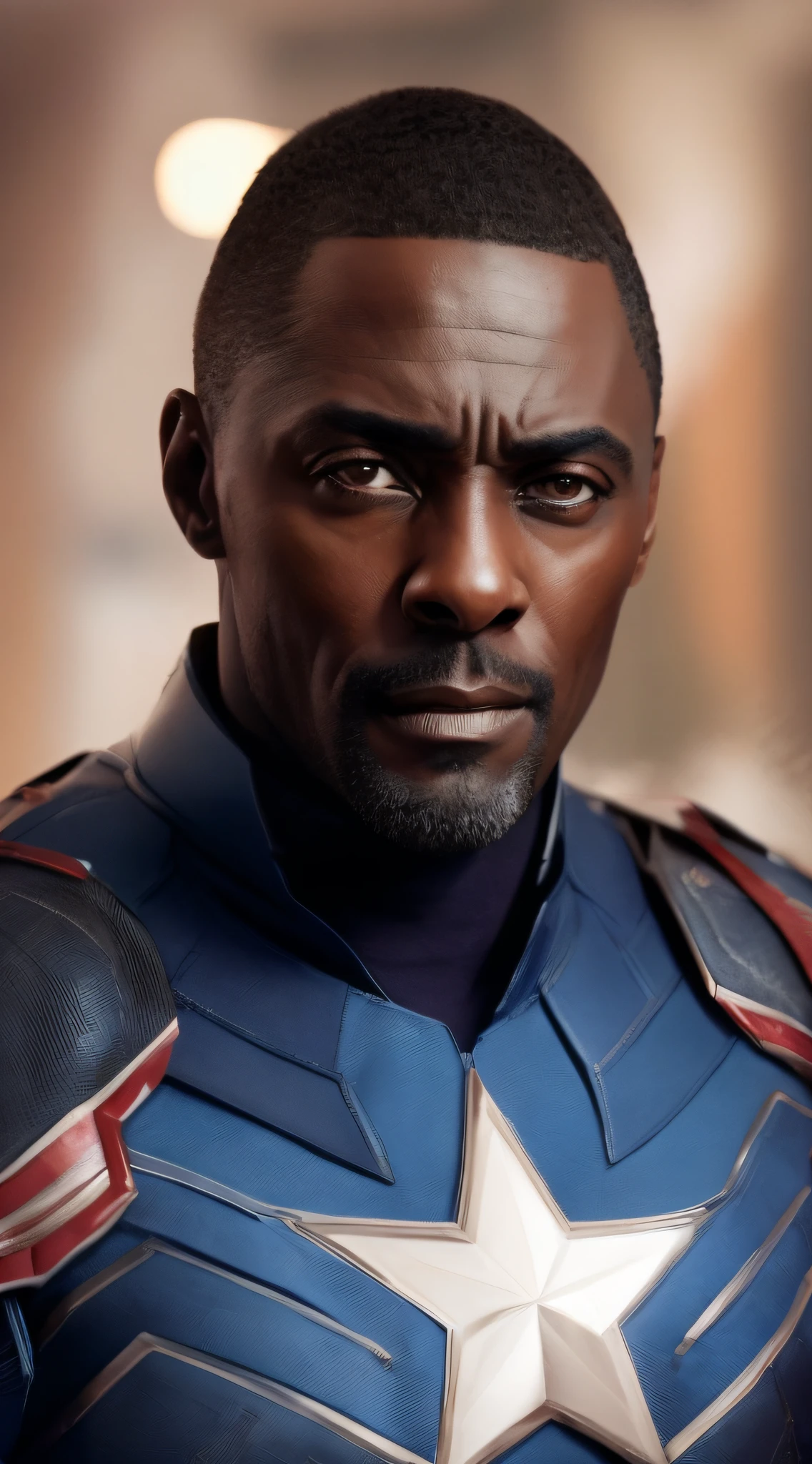 . .Tarantino style Idris Elba as Captain America. 8k, high definition ...