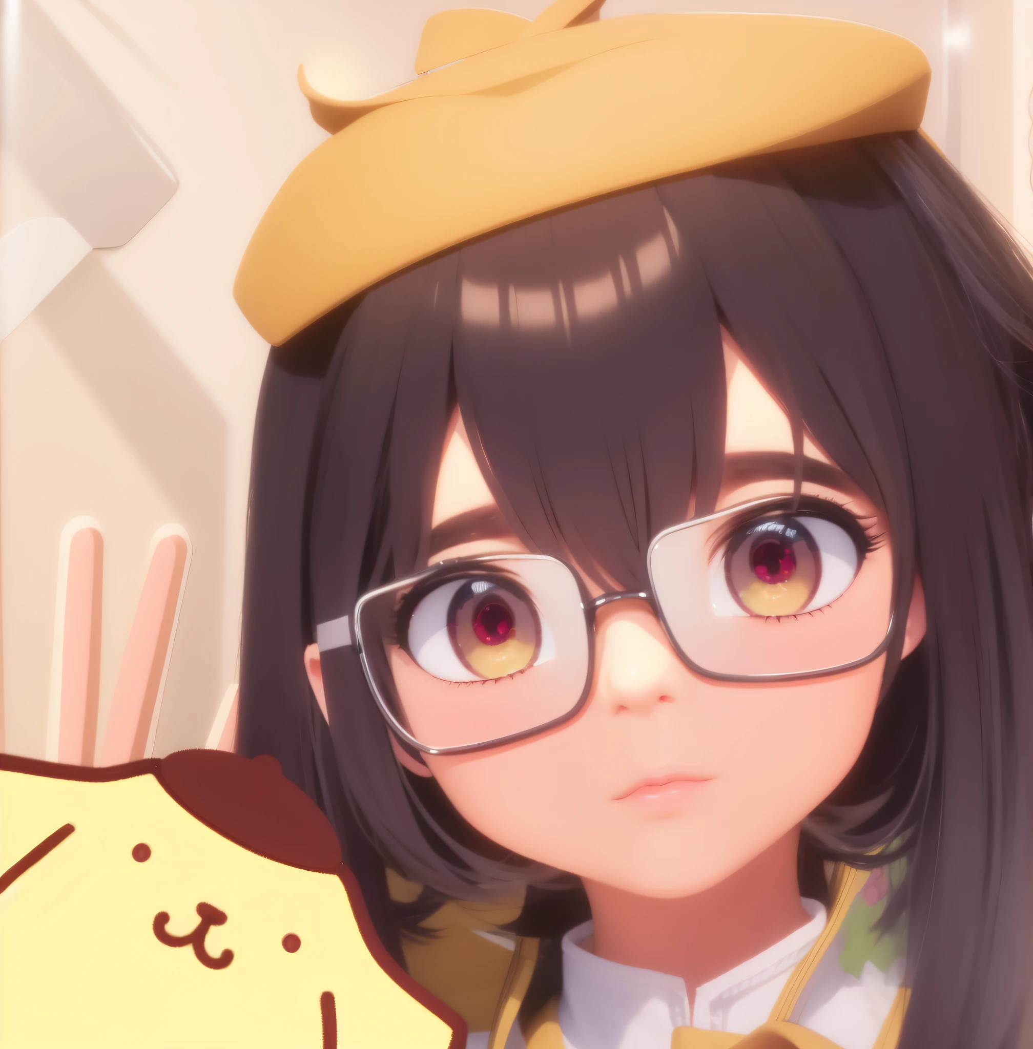 Anime Moe, Kawaii realistic portrait, anime visual of a cute girl, cute anime face,Rendering, Stylized anime, Cute anime girl, Smooth anime CG art