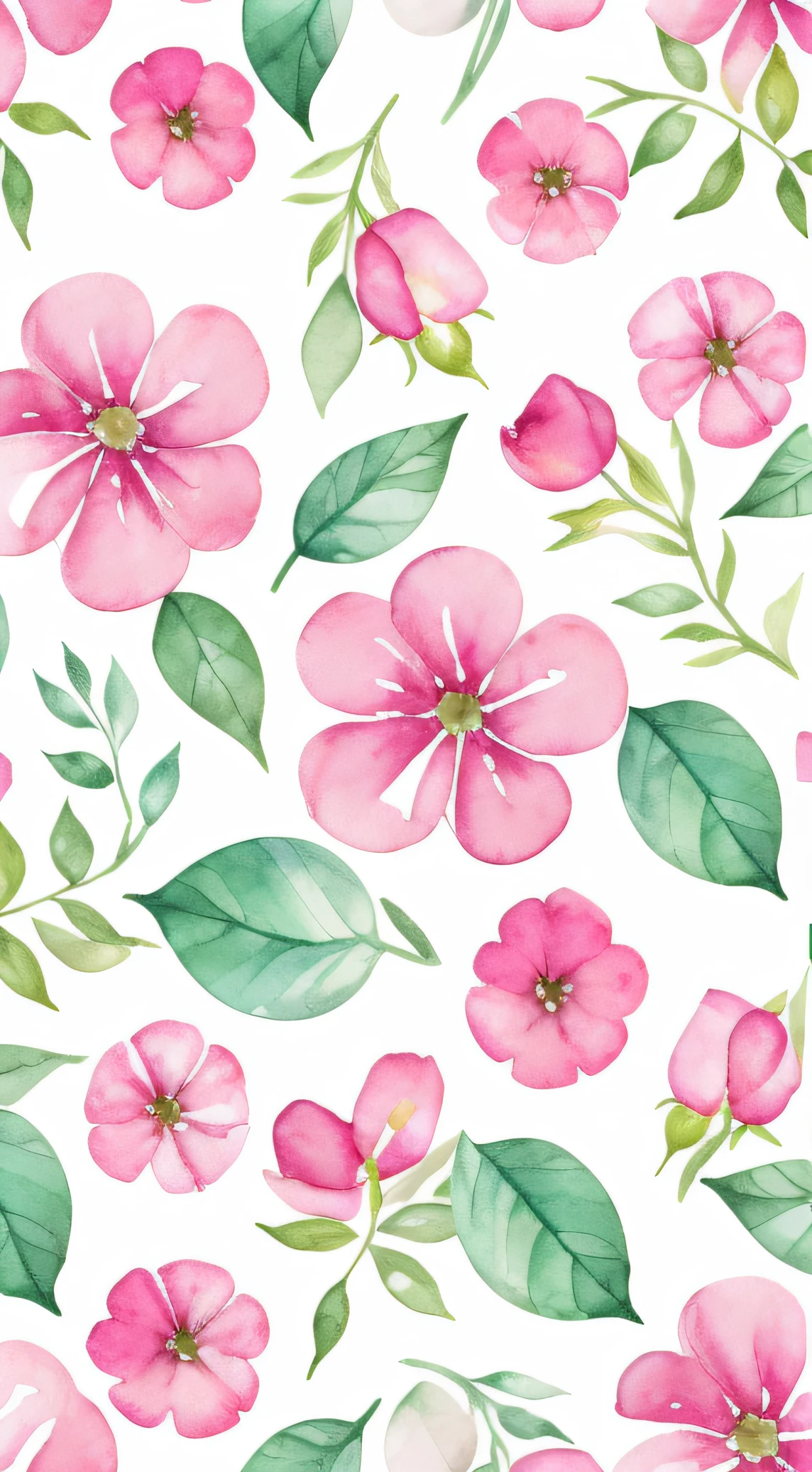 美丽花朵的水彩图案, 玫瑰花结,  藤蔓植物, ,  平静的色彩 #3b4195 颜色背景. 水彩纸纹理.