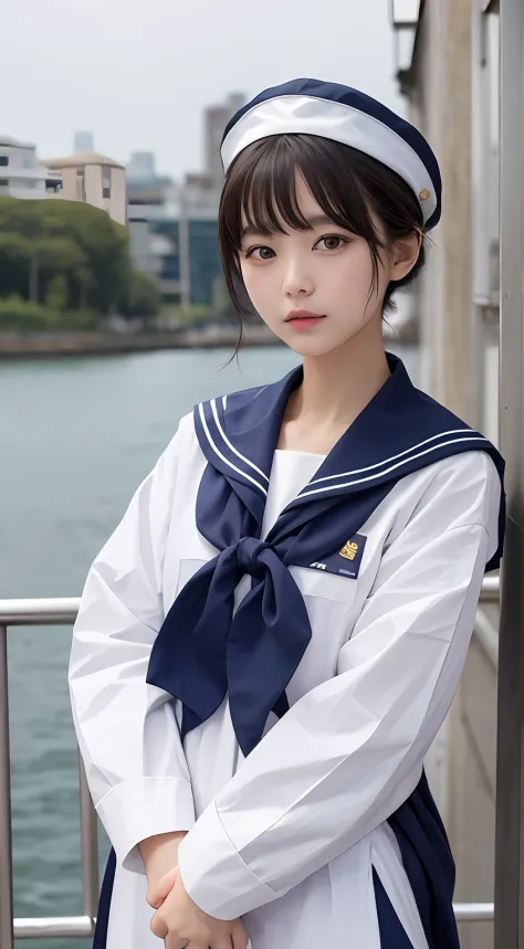 Arte AI: sailor uniform por @user-thefirst777