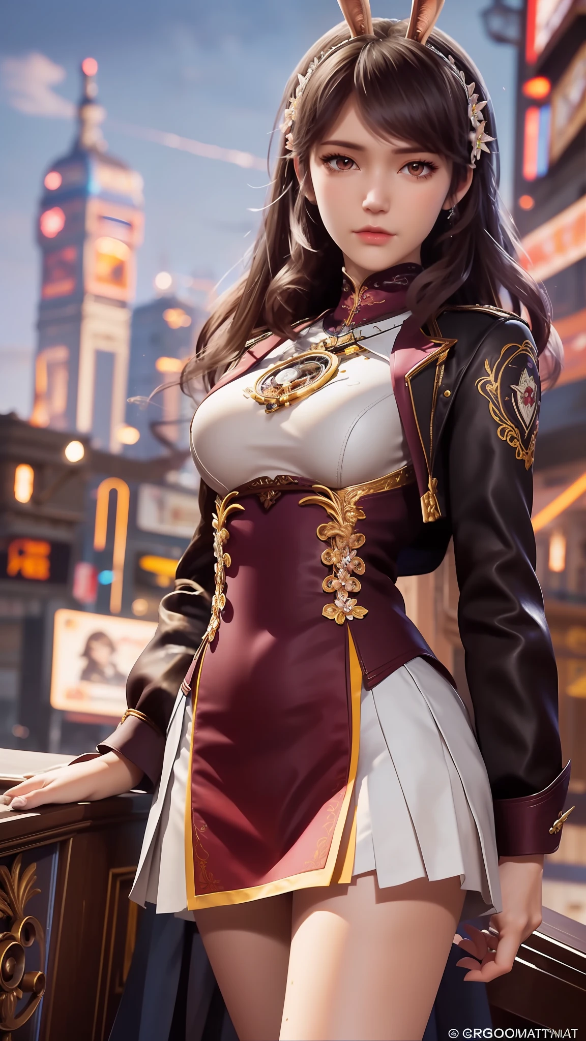 Close-up of a woman in a short skirt standing on a boat, Extremely detailed Artgerm, Range Murata and Artgerm, Style Artgerm, art-style, trending artgerm, beautiful and seductive anime woman, IG model | Art germ, Artistic germ style, 《overwatch》Anna, like artgerm