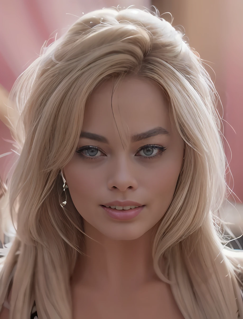 um close up de uma mulher com longos cabelos loiros e olhos azuis, Retrato de Margot Robbie, Margot Robbie Cara, Margot Robbie, Margot Robbie, Foto de Margot Robbie, Margot Robbie como uma fada, Vampiro bonito Margot Robbie, Retrato de Margot Robbie, Operadora de Neon Margot Robbie, Margot Robbie como uma deusa grega