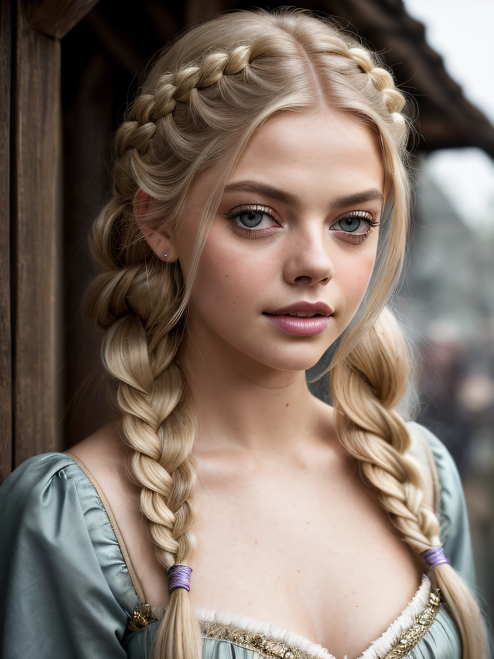 A (portrait photography: 1.2) close up portrait of Samara Weaving as a ...