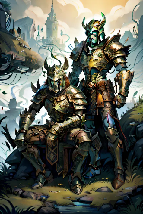 2 males smoking weed, fantasy Knights, helmets on, dank knights, weed powers, marijuana knights, cool armor