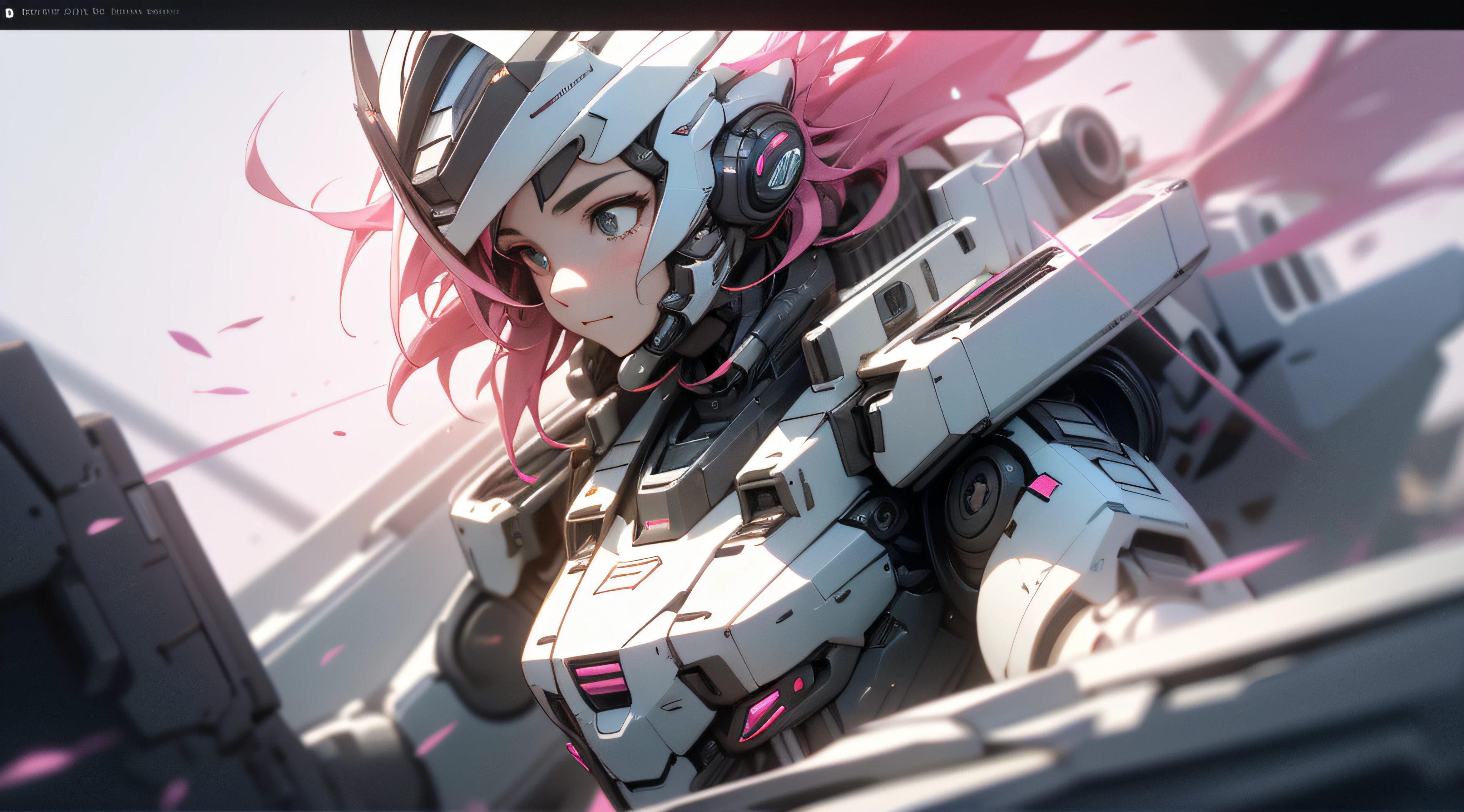 ((Best quality)), ((Masterpiece)), (Detailed:1.4), 3D,mechs，In pink，vibrant with colors， A beautiful cyberpunk female figure，Thick hair，light particules，Pure energy chaos anti-technology，hdr（HighDynamicRange），Ray traching,NVIDIA RTX,Hyper-Resolution,Unreal 5,Subsurface scattering,PBR Texture,Post-processing,Anisotropic filtering,depth of fields,Maximum clarity and sharpness,Multi-layered textures,Albedo and specular maps,Surface coloring,Accurately simulate light-material interactions,perfectly proportions,rendering by octane,twotonelighting,largeaperture,Low ISO,White balance,the rule of thirds,8K raw data